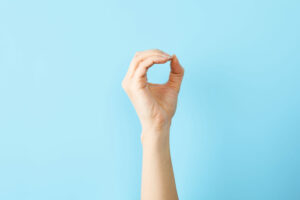 Interest rates are 0%, hand showing a zero!
